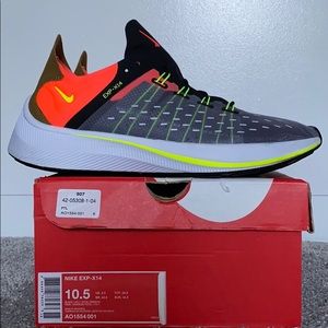 Men’s NIKE EXP-X14 Volt Total Crimson.  Size 10.5